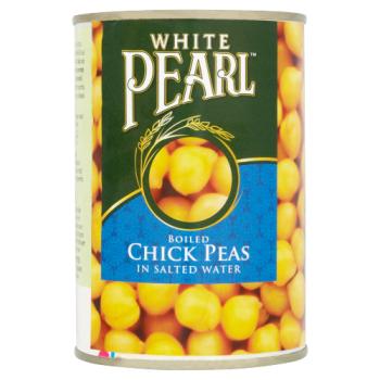 SKWhite Pearl Boiled Chick Peas in Salted Water 400g