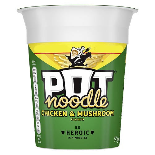 MASPot Noodle Chicken & Mushroom Vegetarian Instant Snack 90g-Food