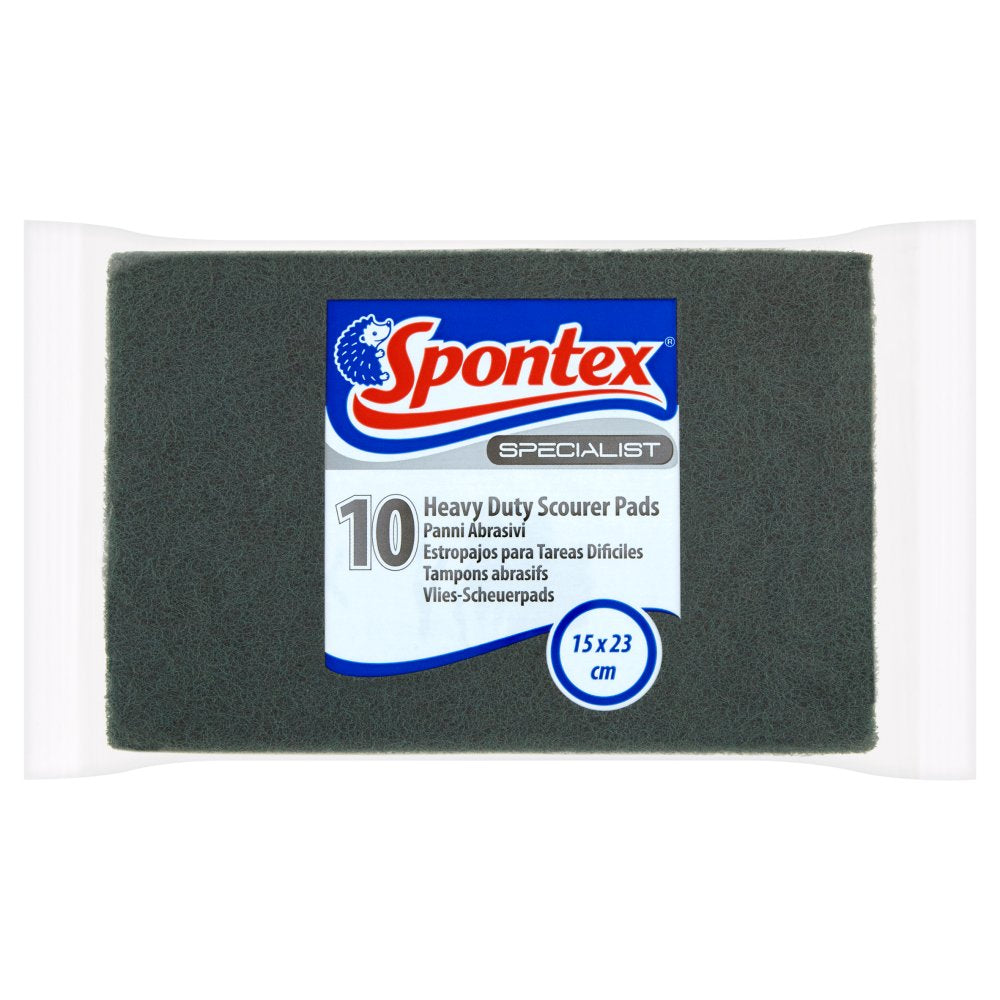 MASSpontex Specialist 10 Heavy Duty Scourer Pads-Food