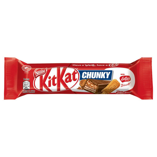 Kit Kat Chunky Lotus Biscoff Milk Chocolate Bar 42g