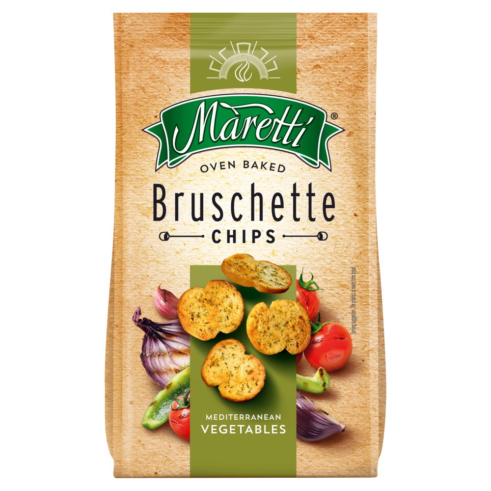 MASMaretti Bruschette Chips Mediterranean Vegetables 70g-Food