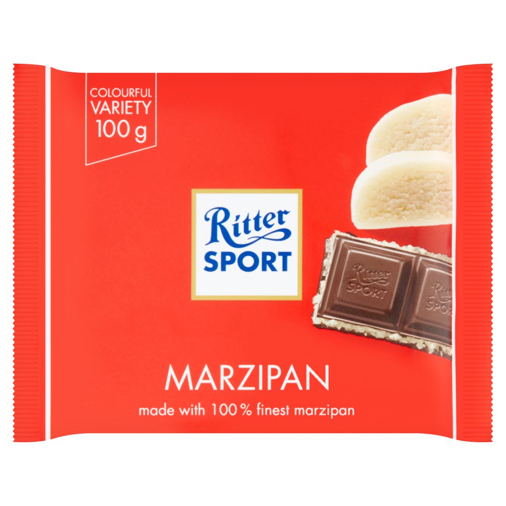 Ritter Sport Colourful Variety Marzipan 100g-Food