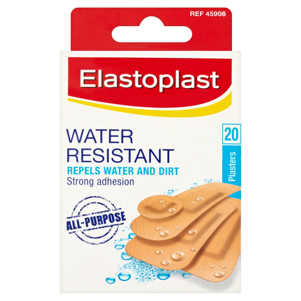 MASElastoplast Water Resistant 20 Plasters-Food