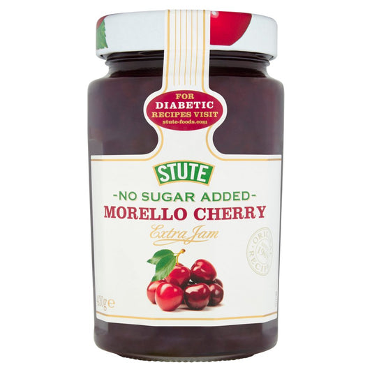 Stute No Sugar Added Morello Cherry Extra Jam 430g-Food