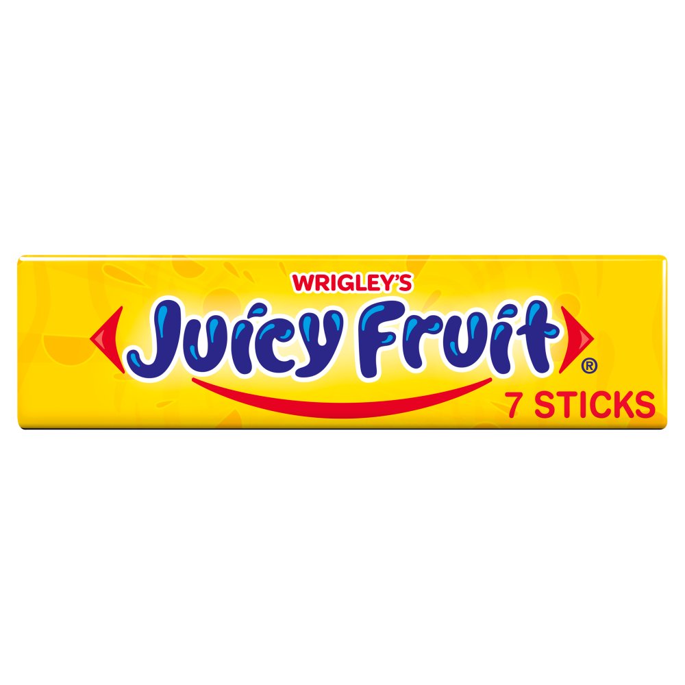 MASJuicy Fruit Chewing Gum 7 Sticks-Food Chewing Gum Asetena Pa 