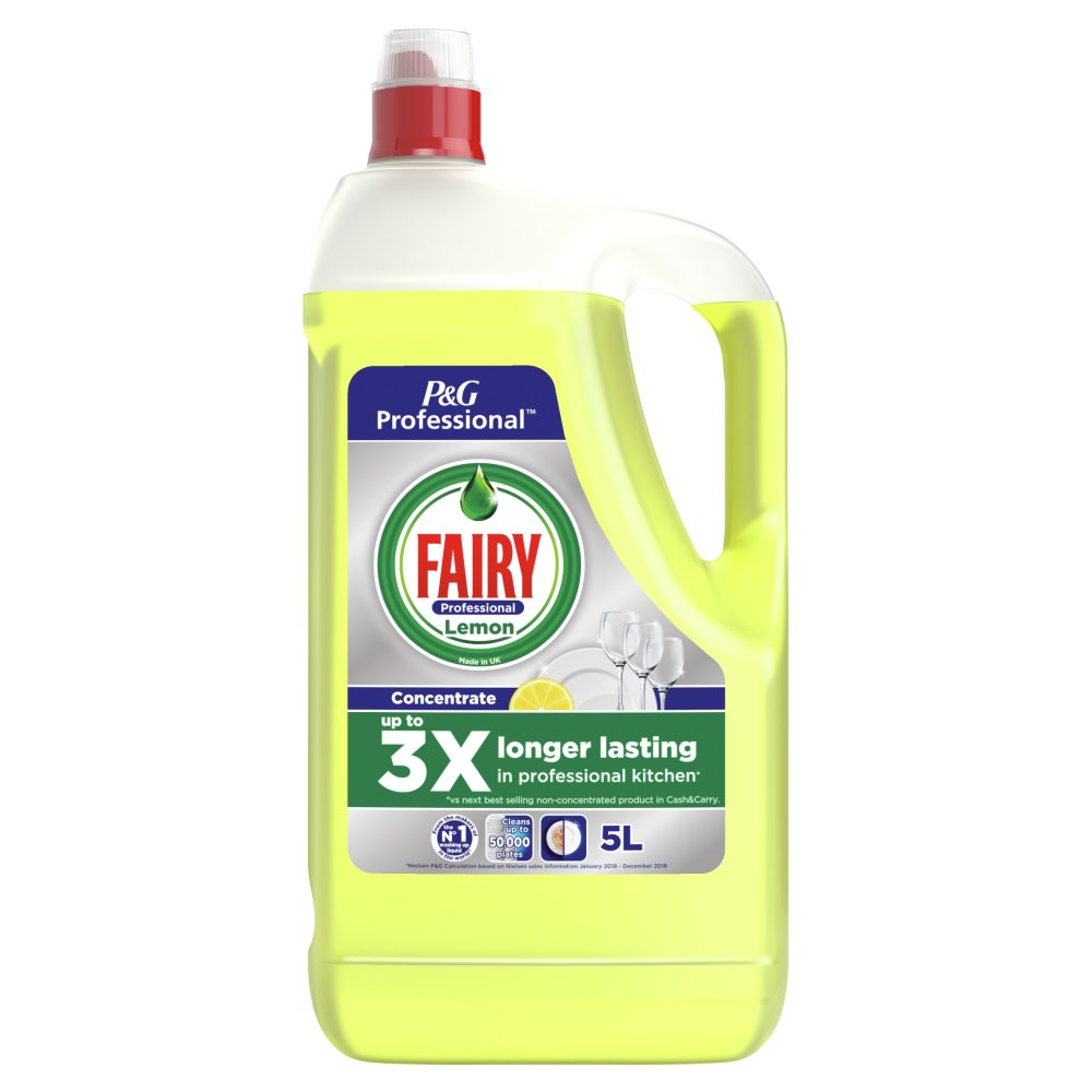 MASFairy Professional Washing Up Liquid Lemon 5L-Food
