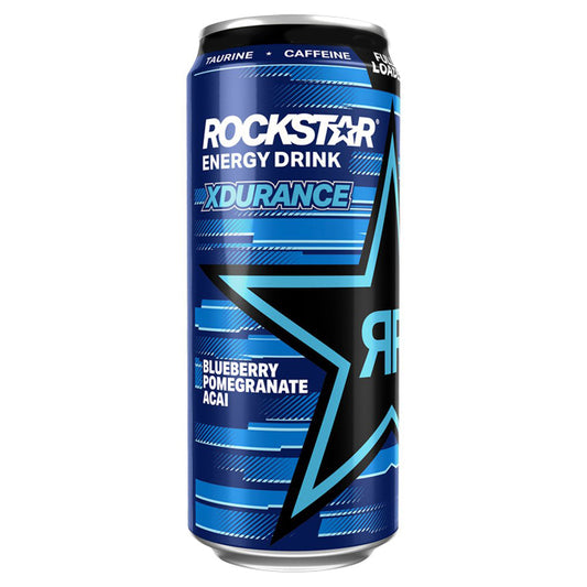 SKRockstar Xdurance Fully Loaded Blueberry, Pomegranate & Acai Energy Drink 500ml Can