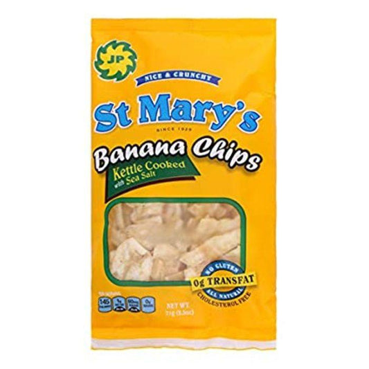 MASSt Marys Banana Chips 71g Box of 24-Fd