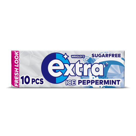 MASExtra Ice Peppermint Chewing Gum Sugar Free 10 Pieces-Food
