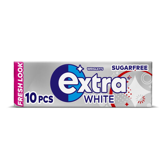 MASExtra White Chewing Gum Sugar Free 10 Pieces-Food