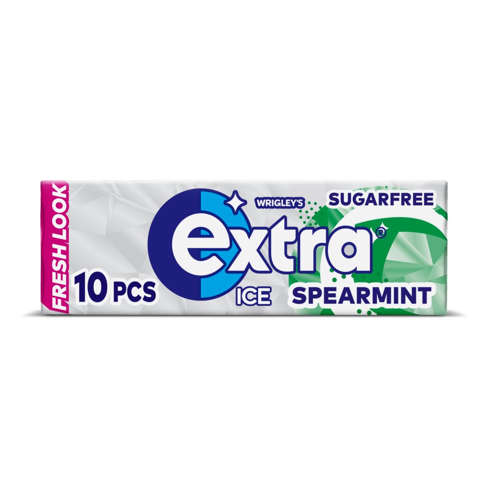 MASExtra Ice Spearmint Chewing Gum Sugar Free 10 Pieces-Food