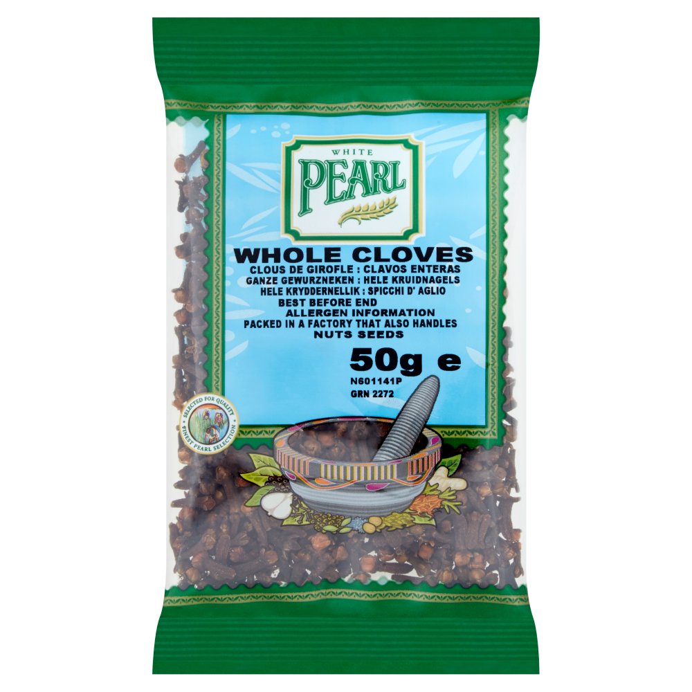 White Pearl Whole Cloves 50g-Food