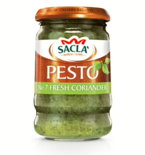 Sacla Coriander Pesto 190g-Food