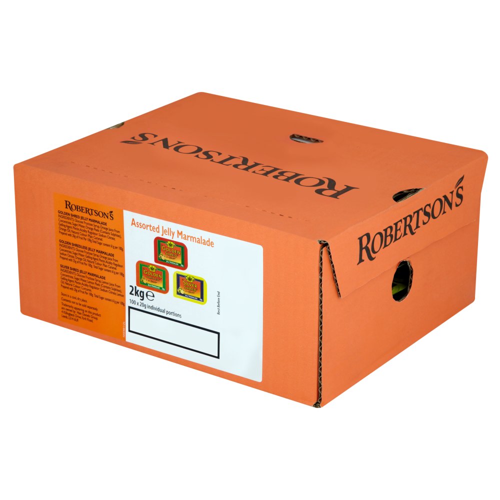 MASGolden Shred Assorted Jelly Marmalade 100 x 20g-Food