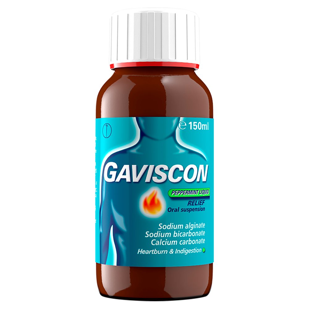 MASGaviscon Liquid Heartburn & Indigestion Relief Peppermint Flavour 150ml-Food
