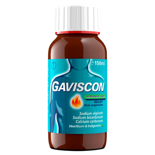 MASGaviscon Liquid Heartburn & Indigestion Relief Peppermint Flavour 150ml-Food