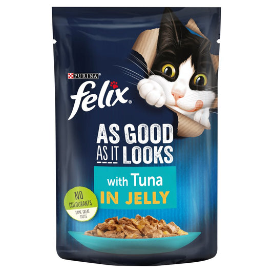 FELIX AS GOOD AS IT LOOKS Tuna in Jelly Wet Cat Food 100g