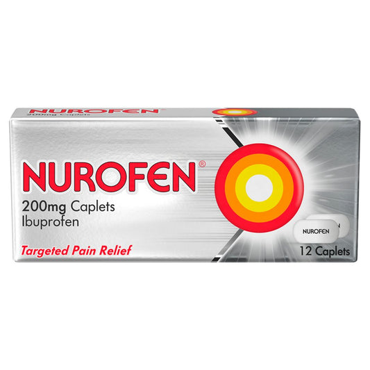 MASNurofen Ibuprofen 200mg Caplets 12s-Food