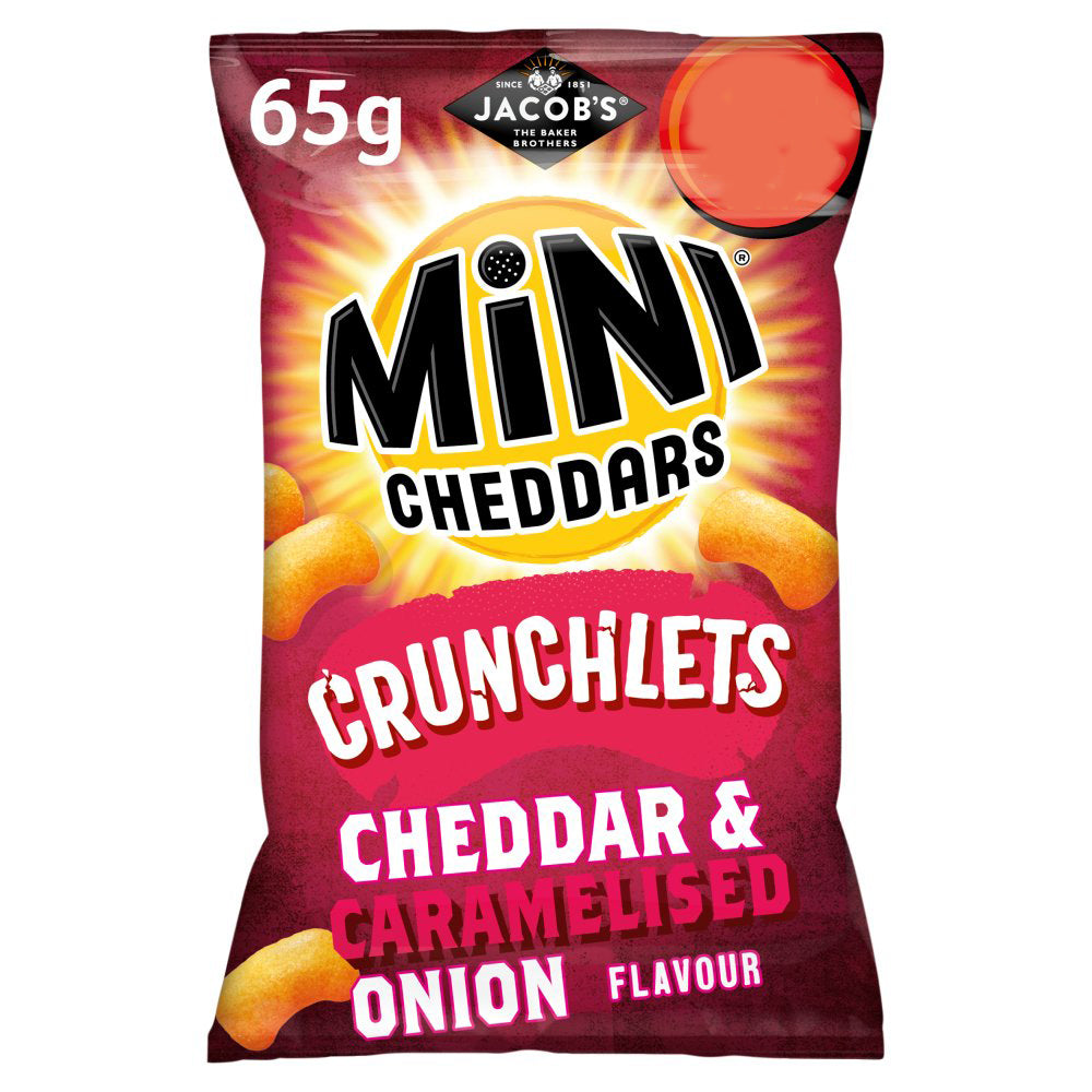 MASJacob's Mini Cheddars Crunchlets Cheddar & Onion 65g-Food
