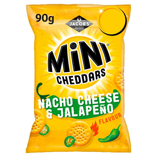 MASJacob's Mini Cheddars Nacho Cheese & Jalapeño Snacks 90g-Food