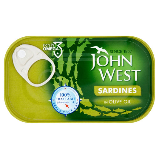 MASJohn West Sardines in Olive Oil 120g-Food
