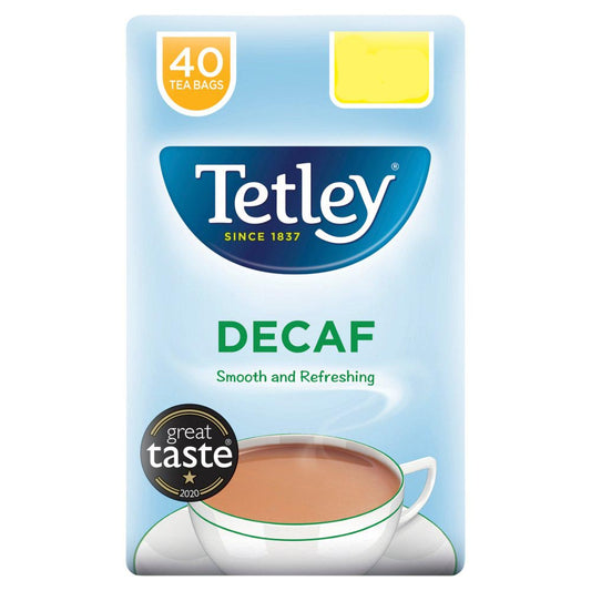 Tetley Decaf 40 Tea Bags 125g
