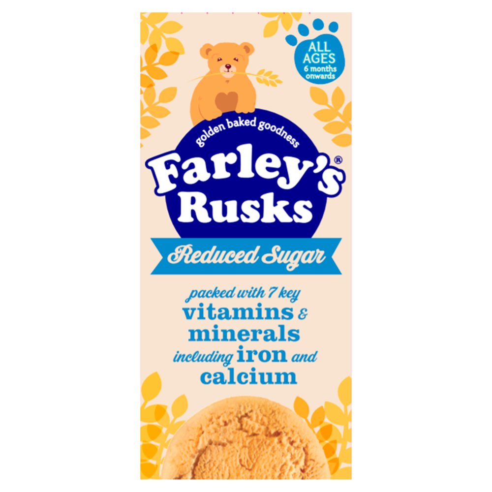 MASFarley's Rusks Reduced Sugar All Ages 6 Months Onwards 150g-Food