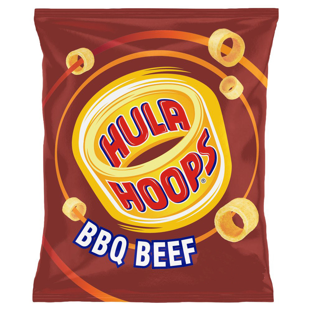 MASHula Hoops Big Hoops BBQ Beef Crisps 70g-Food