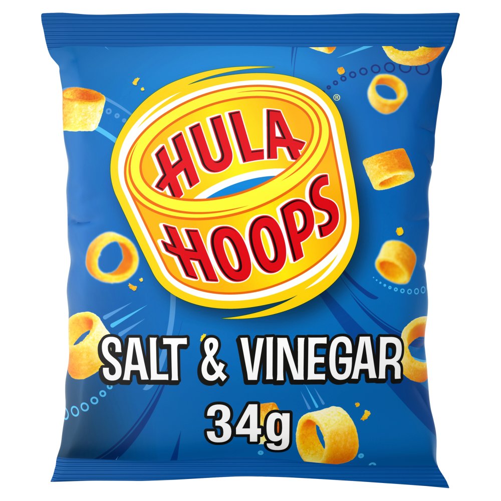 MASHula Hoops Salt & Vinegar Crisps 34g-Food