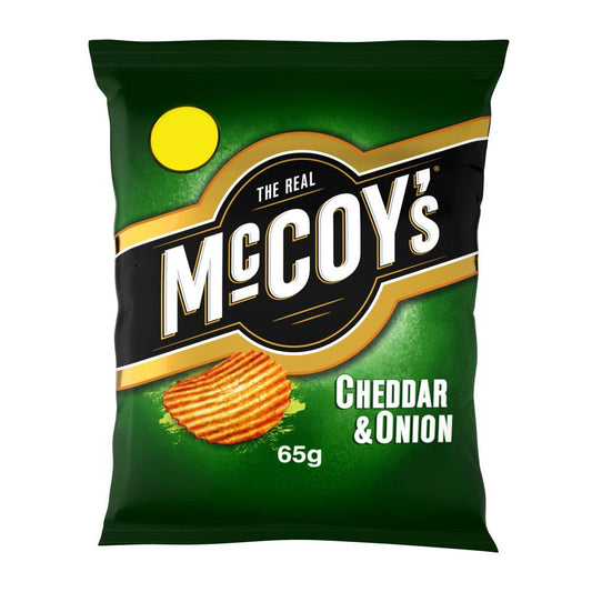 MASMcCoy's Cheddar & Onion Sharing Crisps 65g-Food