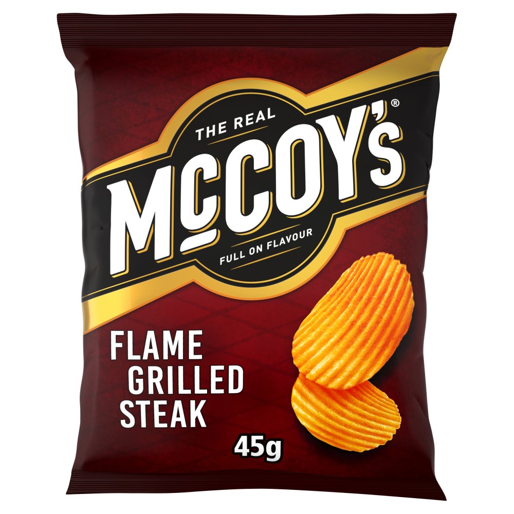 MASMcCoy's Flame Grilled Steak Grab Bag Crisps 45g-Food