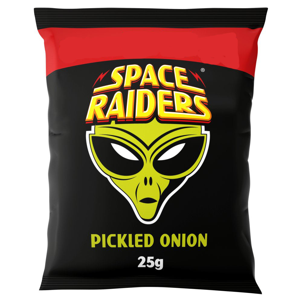 Space Raiders Pickled Onion Crisps 25g-Food