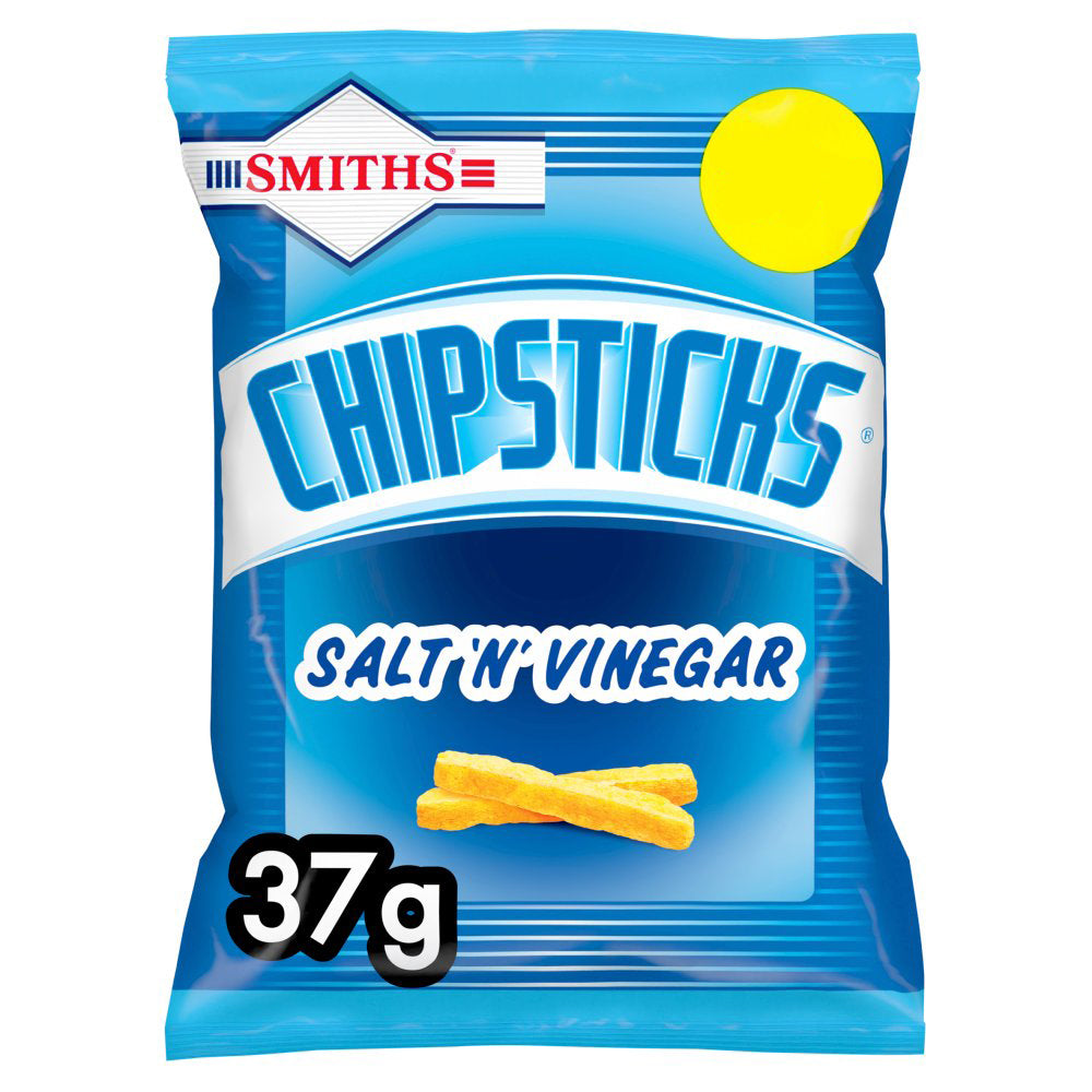 Smiths Chipsticks Salt & Vinegar Snacks 37g-Food Snack Foods Asetena Pa 