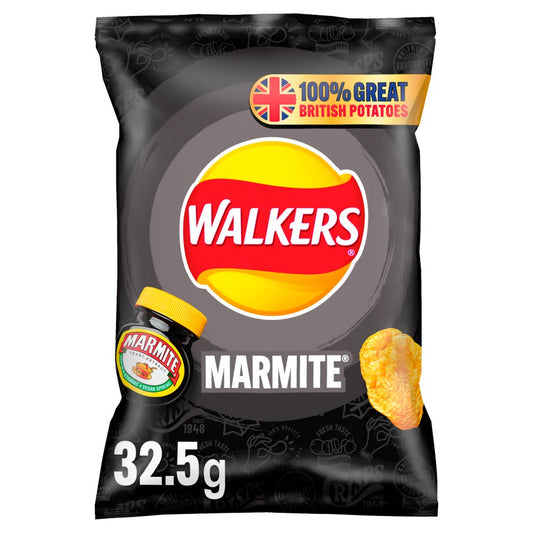 Walkers Marmite Crisps 32.5g-Food