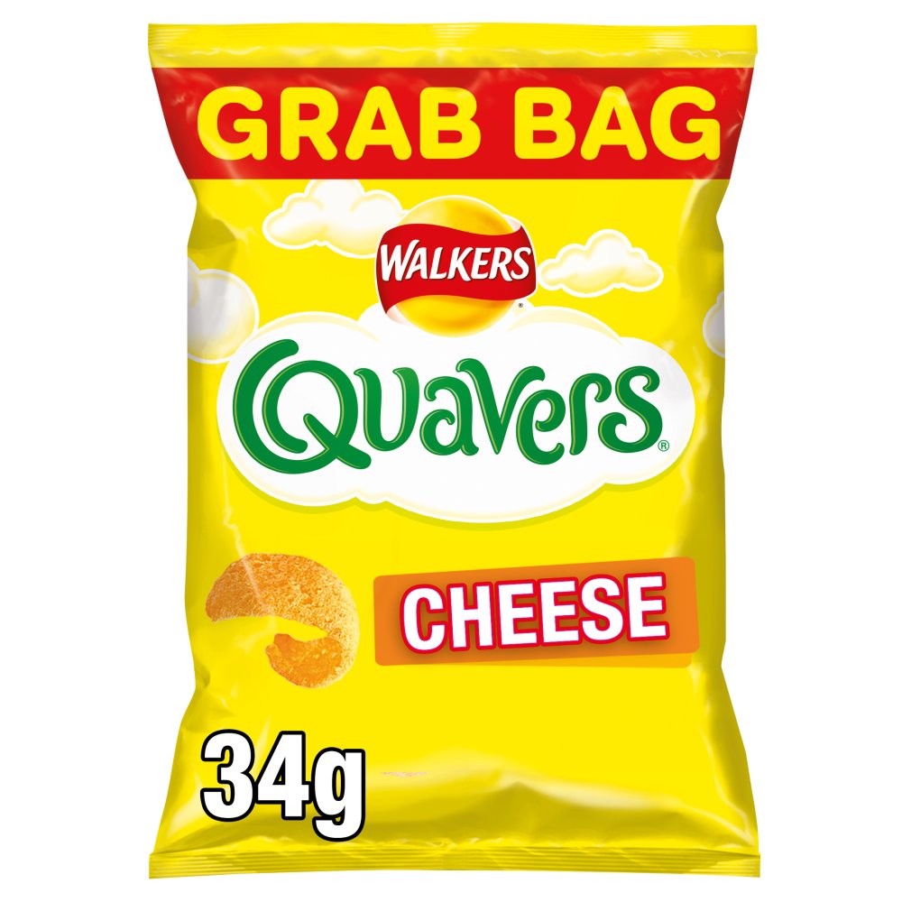 Walkers Quavers Cheese Snacks 34g-Food