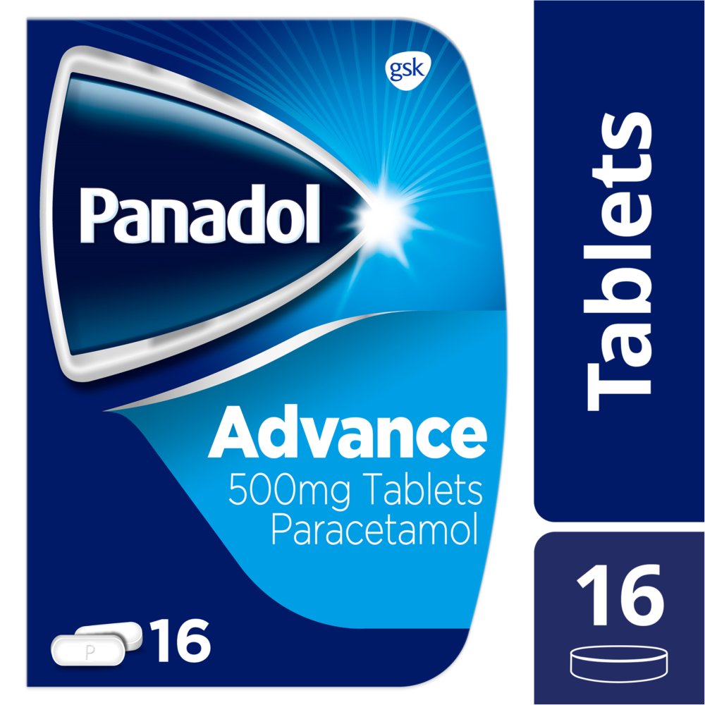 MASPanadol Advance Pain Relief Tablets 500 mg Paracetamol Tablets 16s-Food