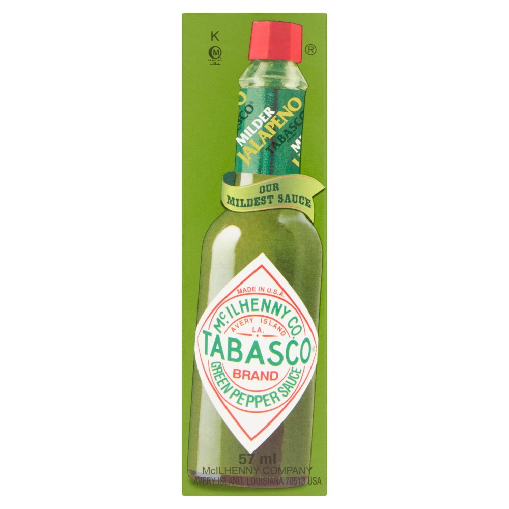 Tabasco Zesty Milder Jalapeño Sauce 57ml-Food