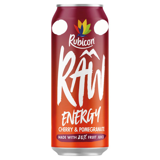 Rubicon Raw Energy Cherry & Pomegranate 500ml-Food