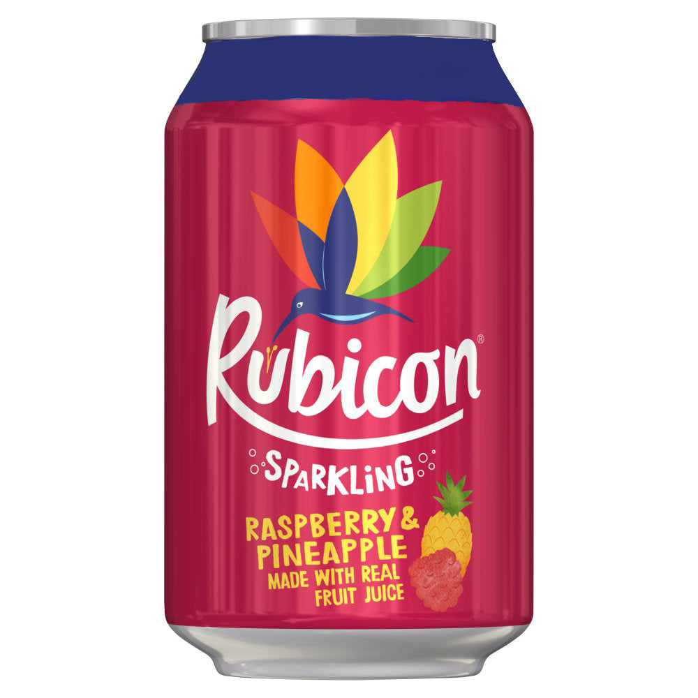Rubicon Sparkling Raspberry & Pineapple 330ml – Asetena Pa