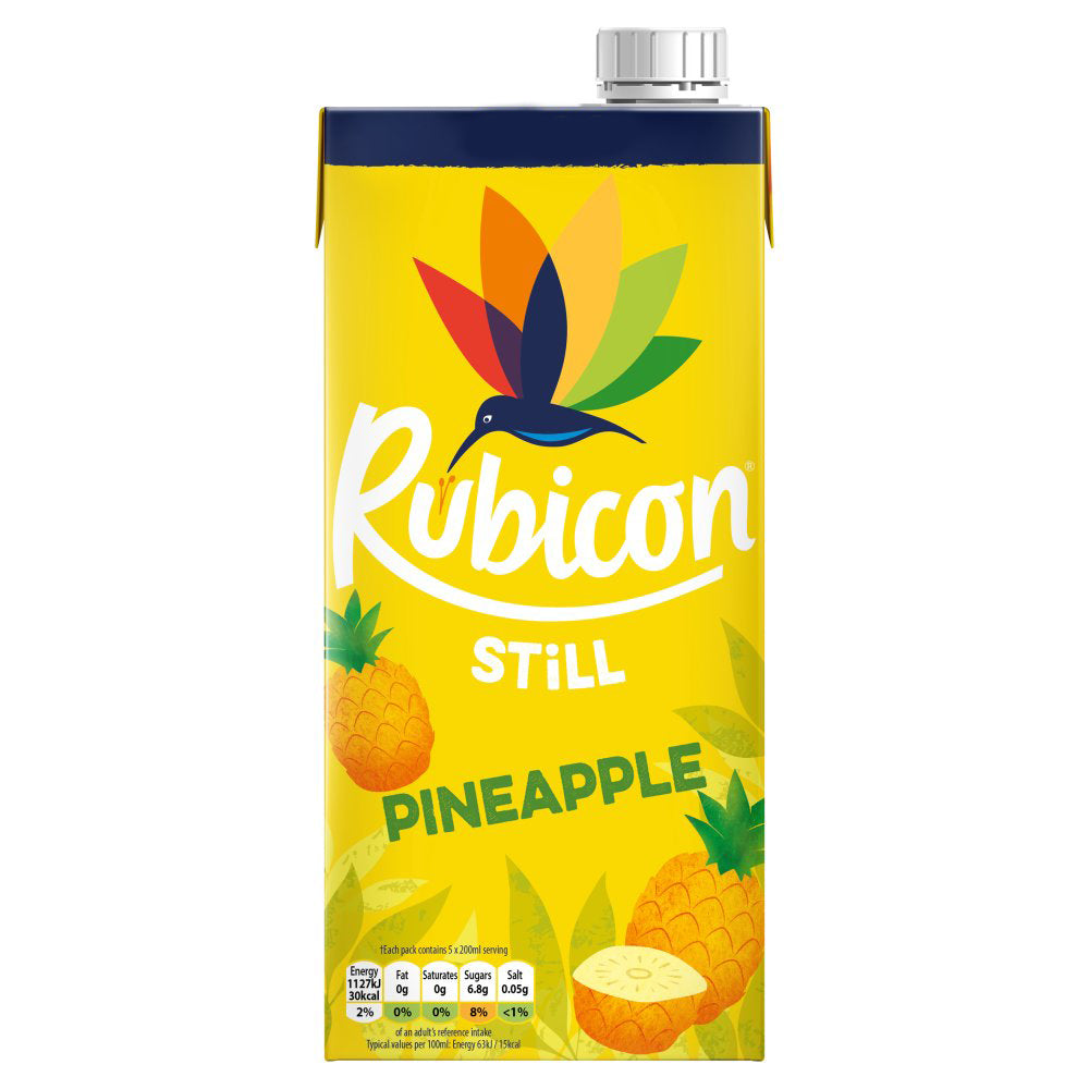 Rubicon Still Pineapple Juice Drink 1 Litre-Food