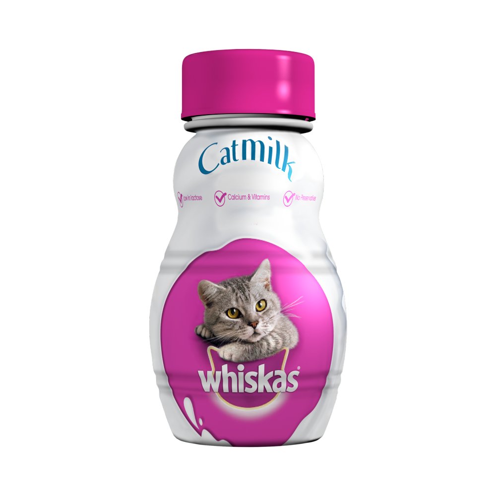 Whiskas Kitten Cat Milk Bottle 200ml-Food
