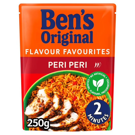Bens Original Peri Peri Microwave Rice 250g