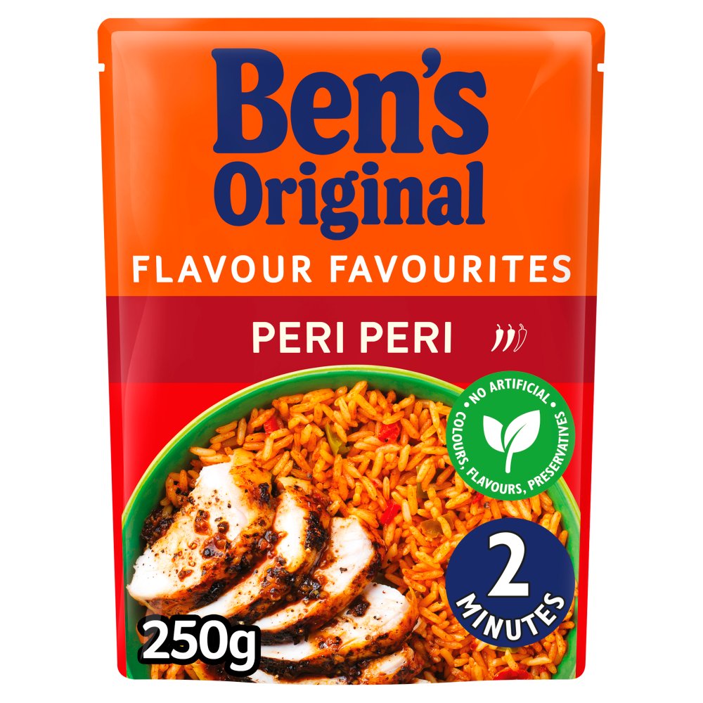 MASBens Original Peri Peri Microwave Rice 250g-Food