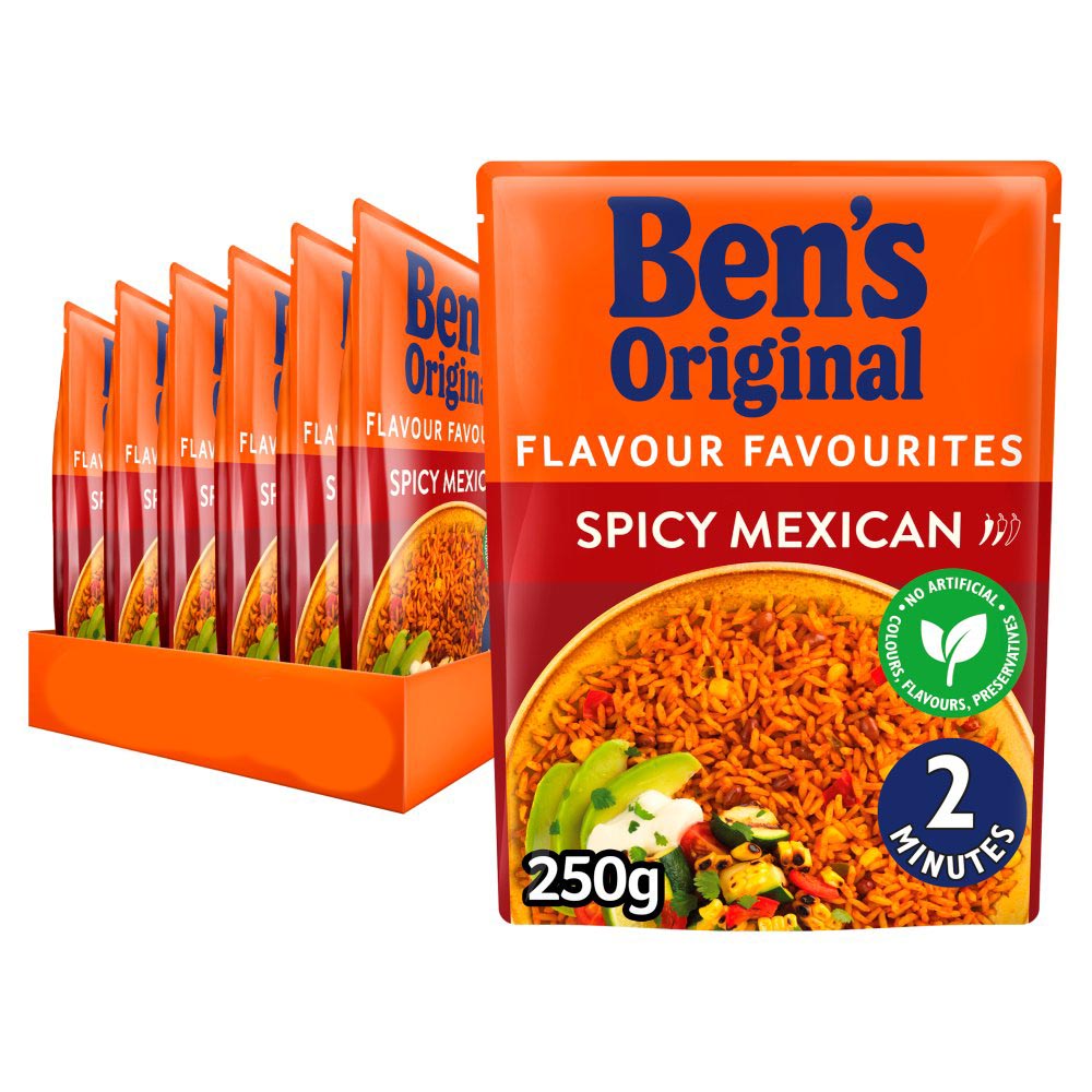 MASBens Original Spicy Mexican Microwave Rice 250g-Food