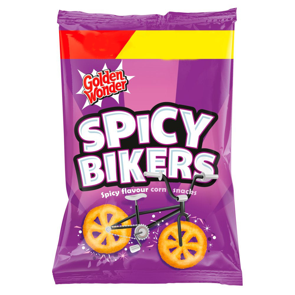 MASGolden Wonder Spicy Bikers Spicy Flavour Corn Snacks 25g-Food