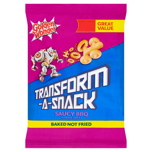 MASGolden Wonder Transfrom-A-Snack Saucy BBQ Flavour Snacks 30g-Food