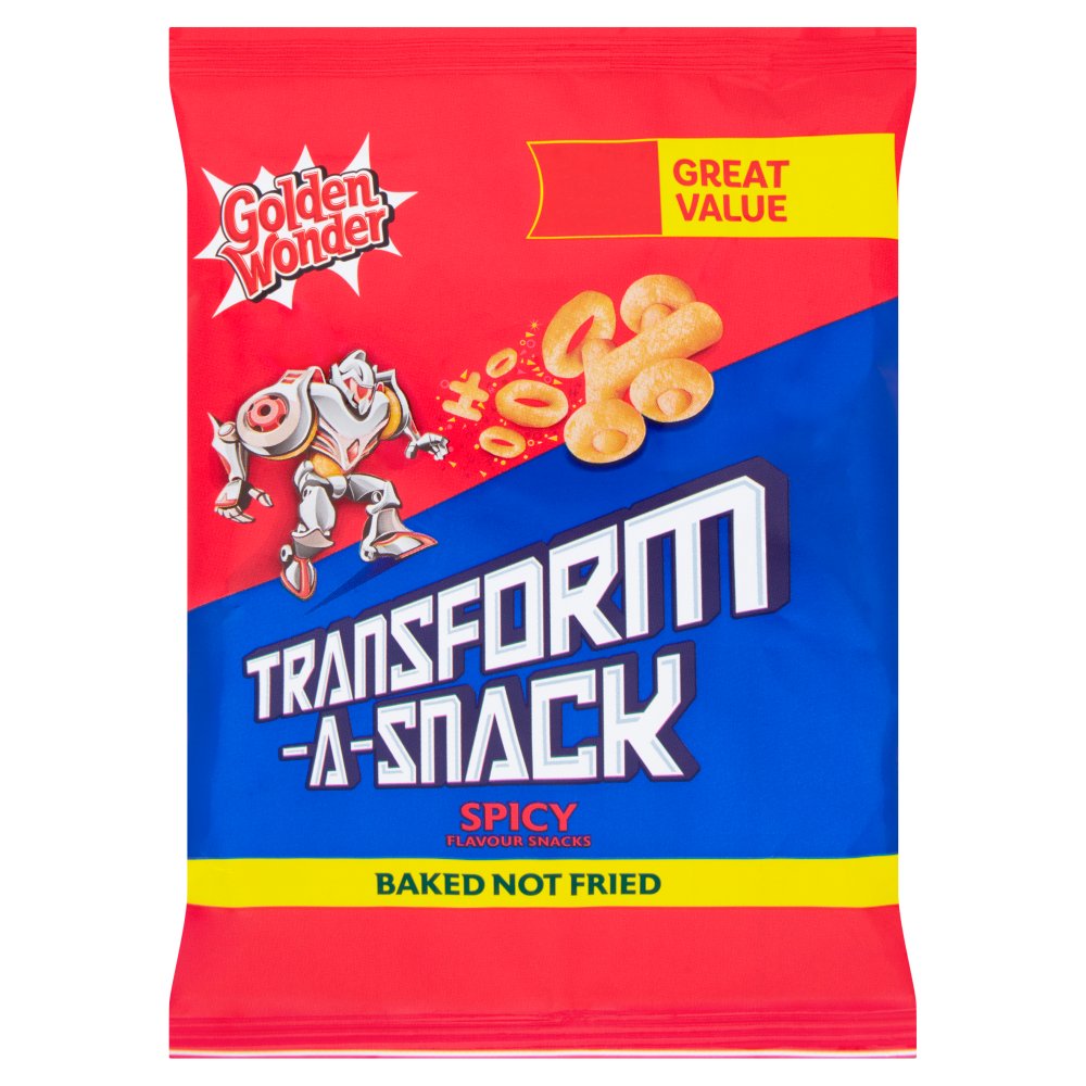 MASGolden Wonder Transform-A-Snack Spicy Flavour Snacks 30g-Food