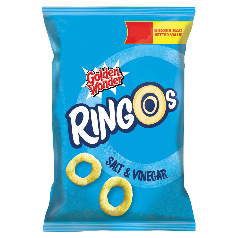 MASGolden Wonder Ringos Salt & Vinegar 25g-Food Snack Foods Asetena Pa 
