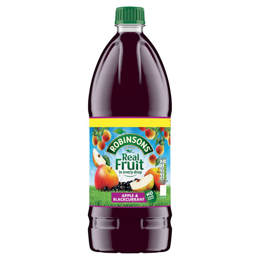 Robinsons Apple & Blackcurrant No Added Sugar Squash 2L