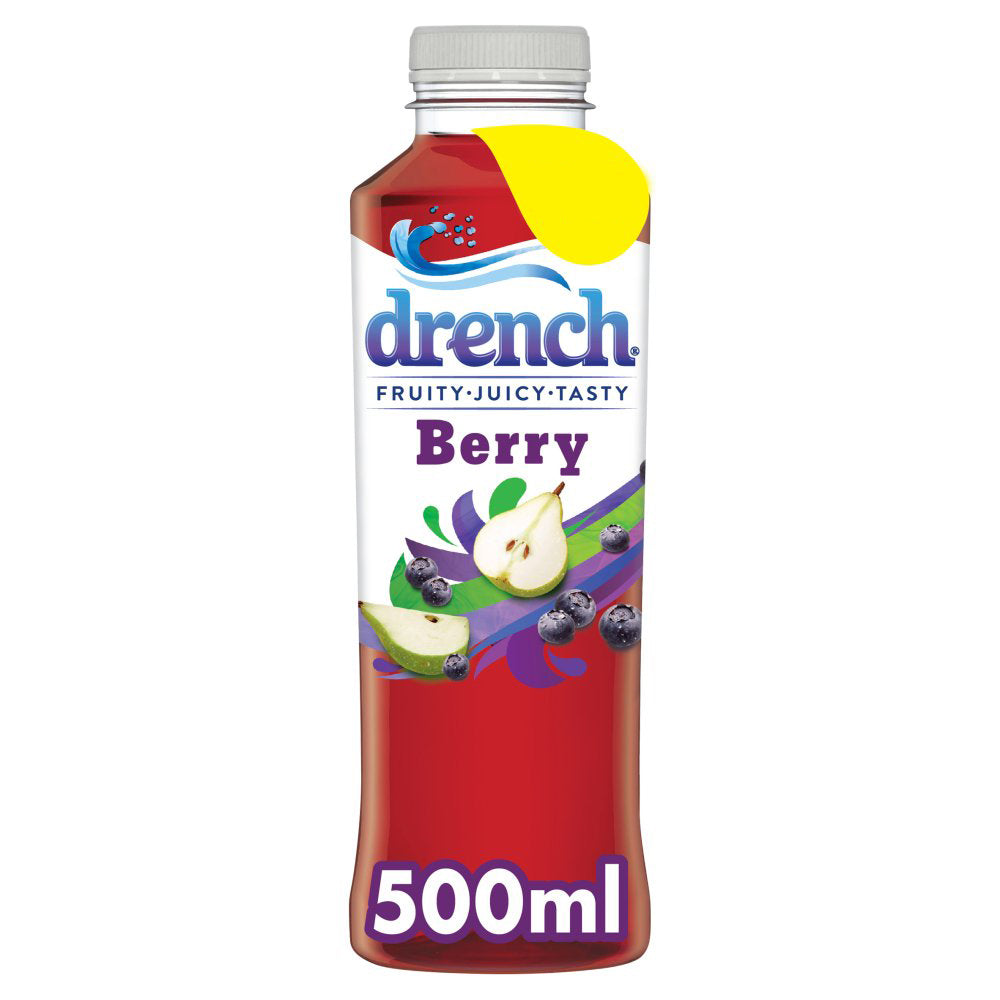 Drench Berry Pear and Blueberry Still Juice Drink  500ml-Food